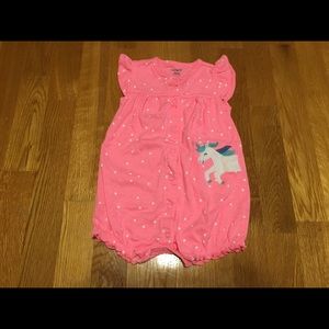 3/$20 Carter’s Pink Unicorn Playsuit